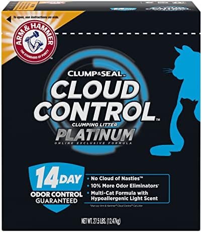 2. Arm & Hammer Cloud Control Platinum, Multi-Cat (27.5 lb) — Best Bulk Size