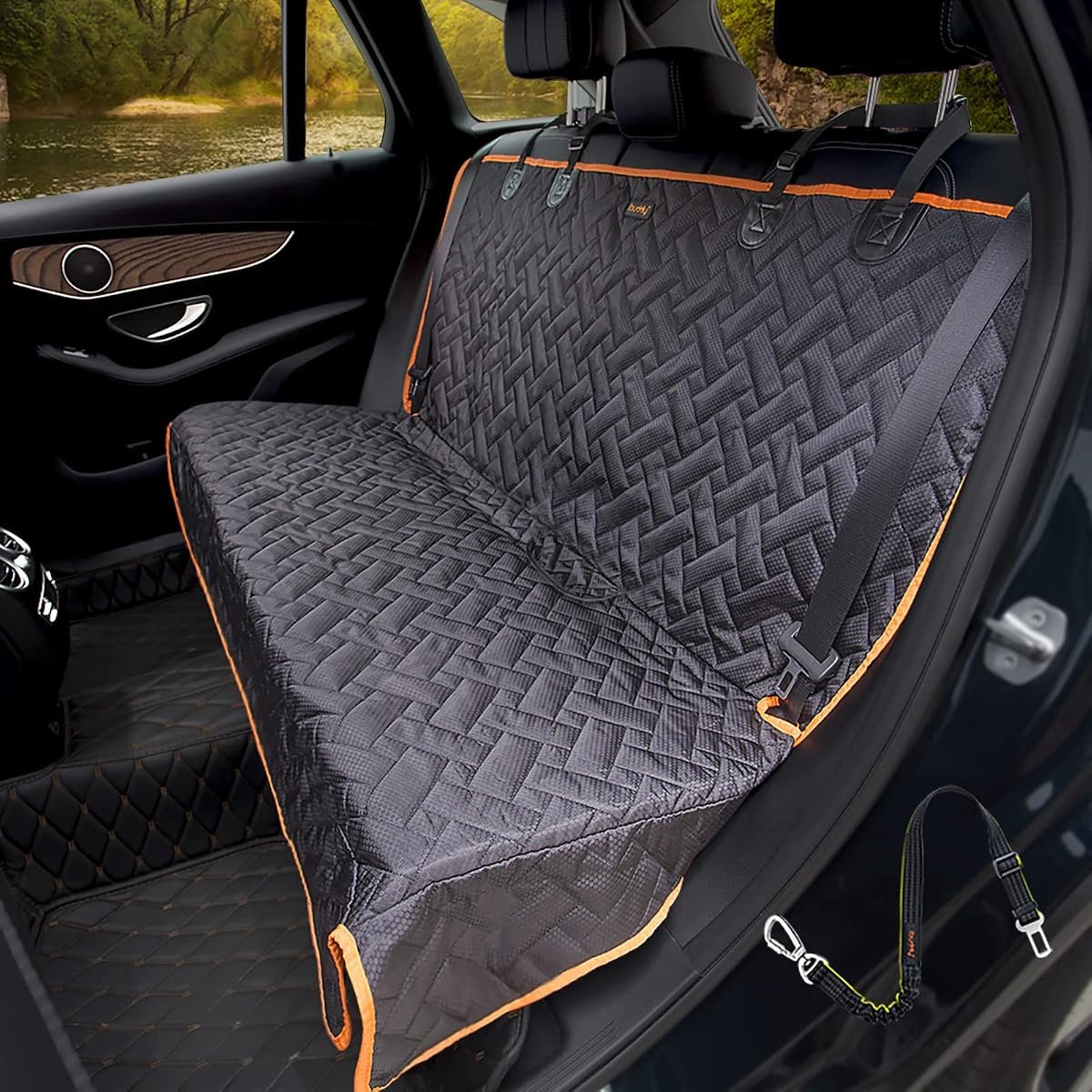 2. iBuddy Bench Seat Cover for Back Seat — Best compact bench