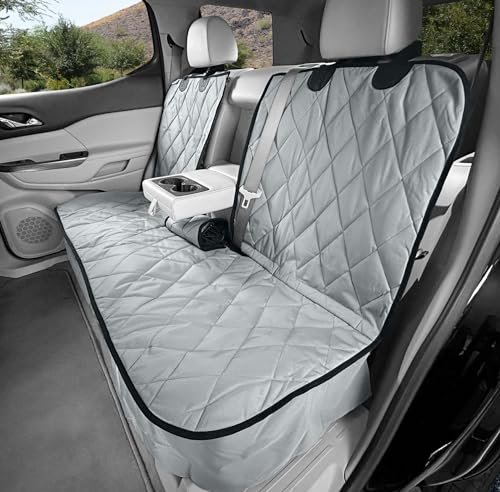 3. 4Knines Rear Bench Seat Cover — Regular (Grey) — Best fitted bench