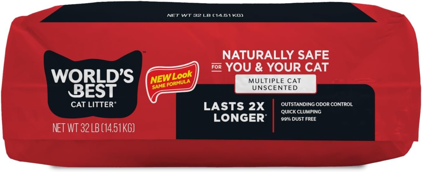 1. World's Best Cat Litter, Multiple Cat Unscented — Best Overall