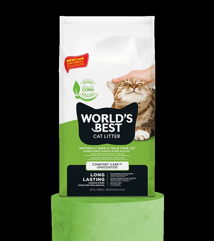 2. World's Best Cat Litter, Comfort Care Unscented — Best for Kittens & Sensitive Cats