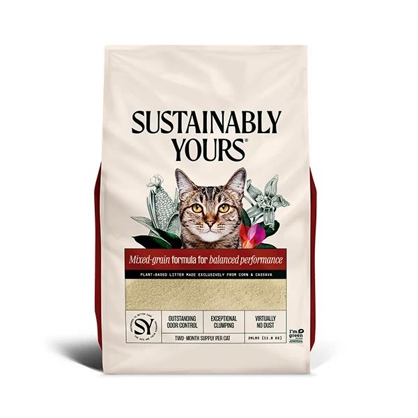 3. Sustainably Yours Mixed-Grain Formula — Best Odor Control