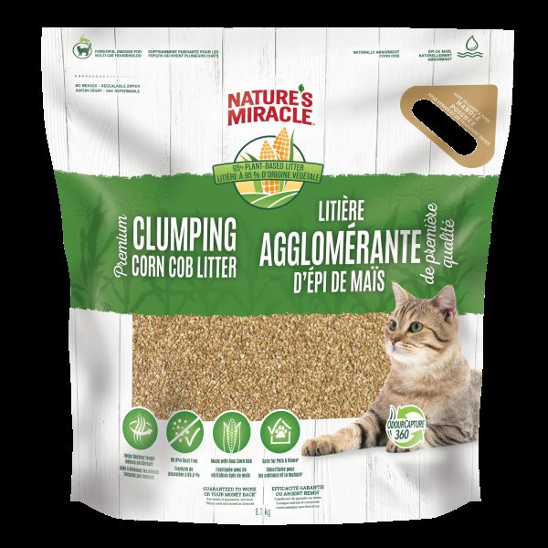 4. Nature's Miracle Premium Clumping Corn Cob Litter — Best Value