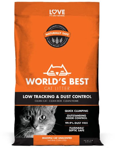 5. World's Best Cat Litter, Low Tracking & Dust Control — Best Low-Tracking