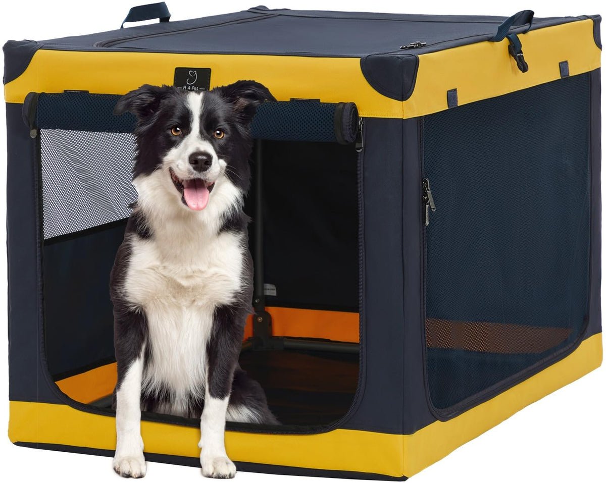 5. A 4 Pet Soft-Sided Dog Crate, 30-Inch — Best Anti-Sag Frame