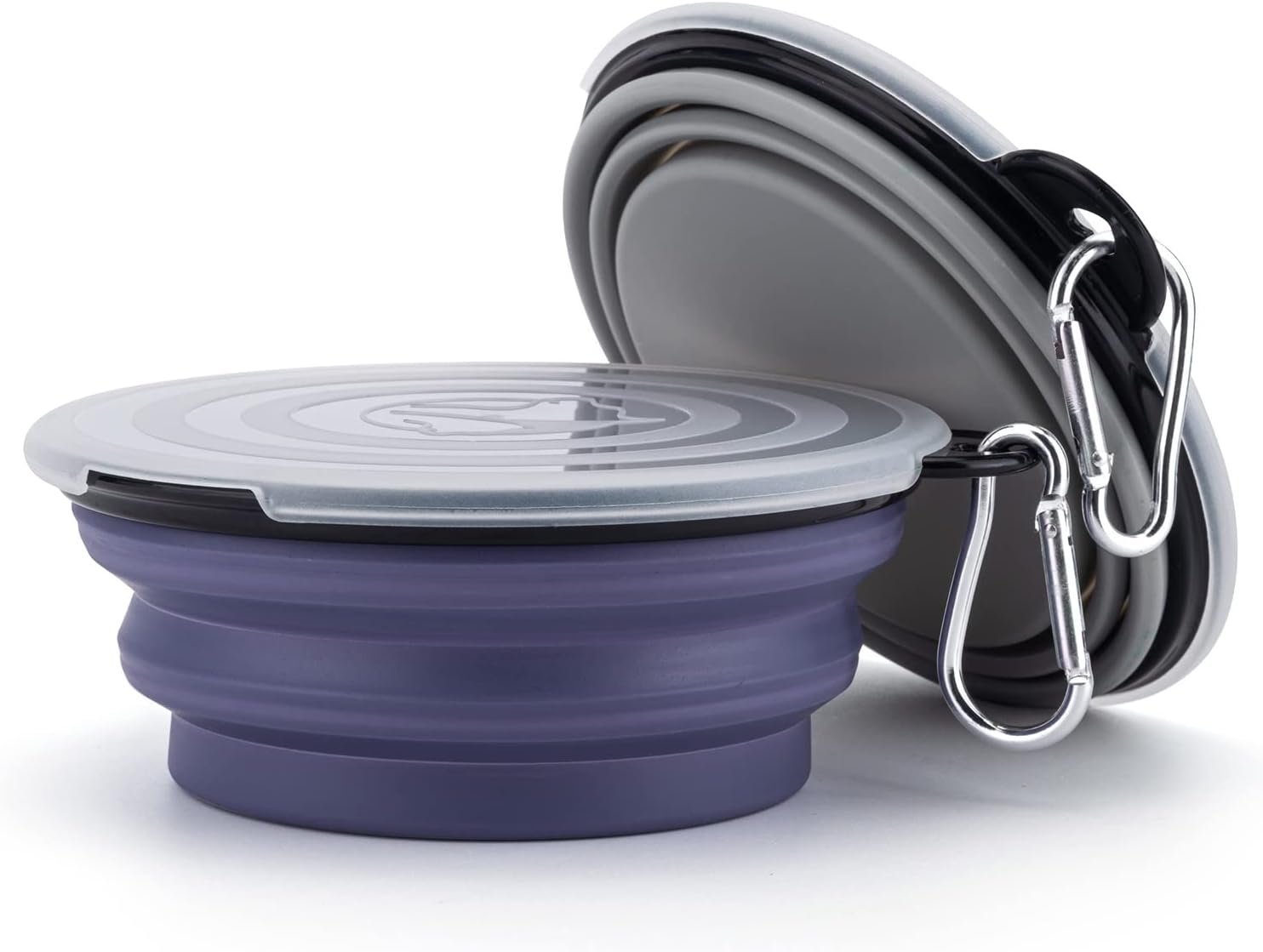 5. SLSON Collapsible Bowls with Lids (2-Pack) — Budget Travel Pick