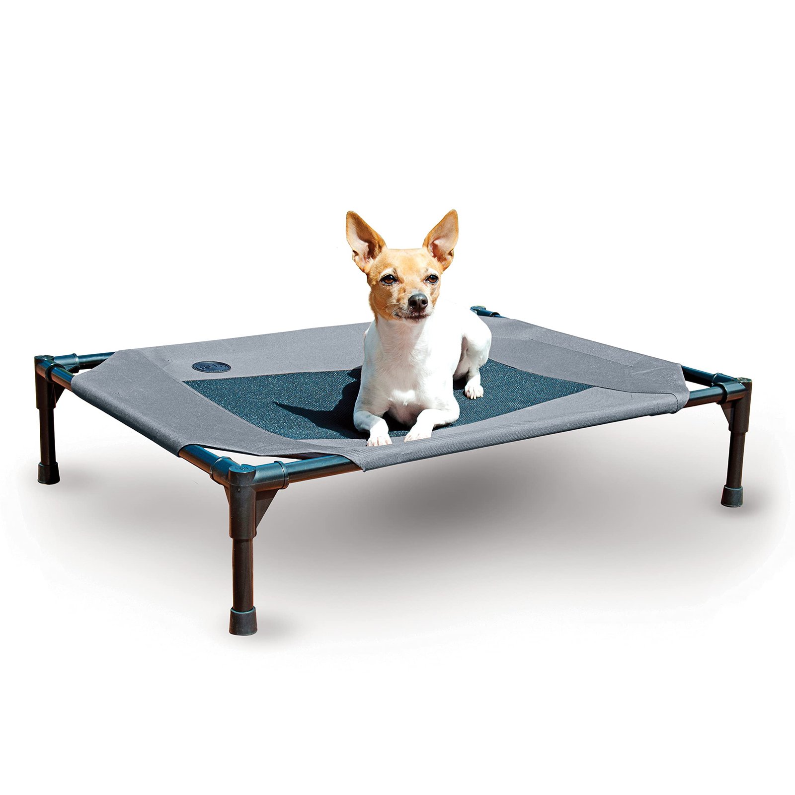 K&H Elevated Outdoor Dog Cot (Jumbo, Gray) — Best Jumbo