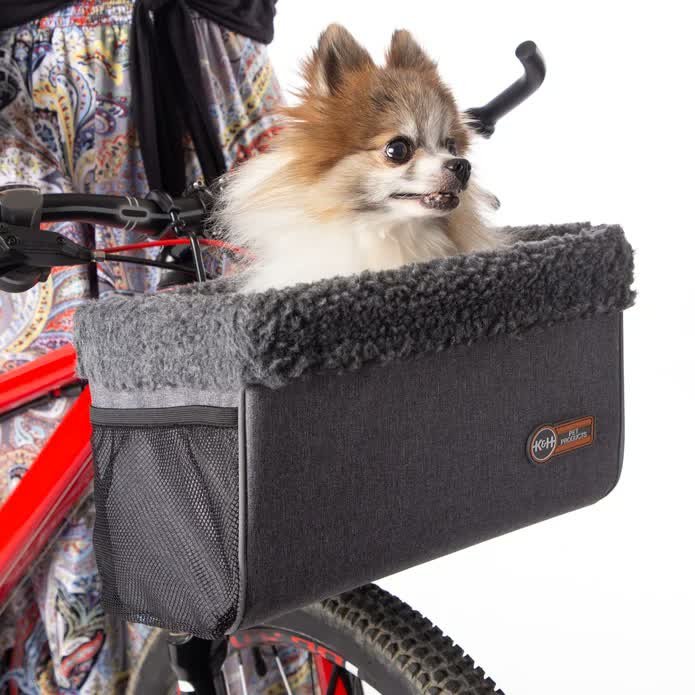 2. K&H Pet Products Bike Basket Front Dog Carrier — Best Strongest Front Basket