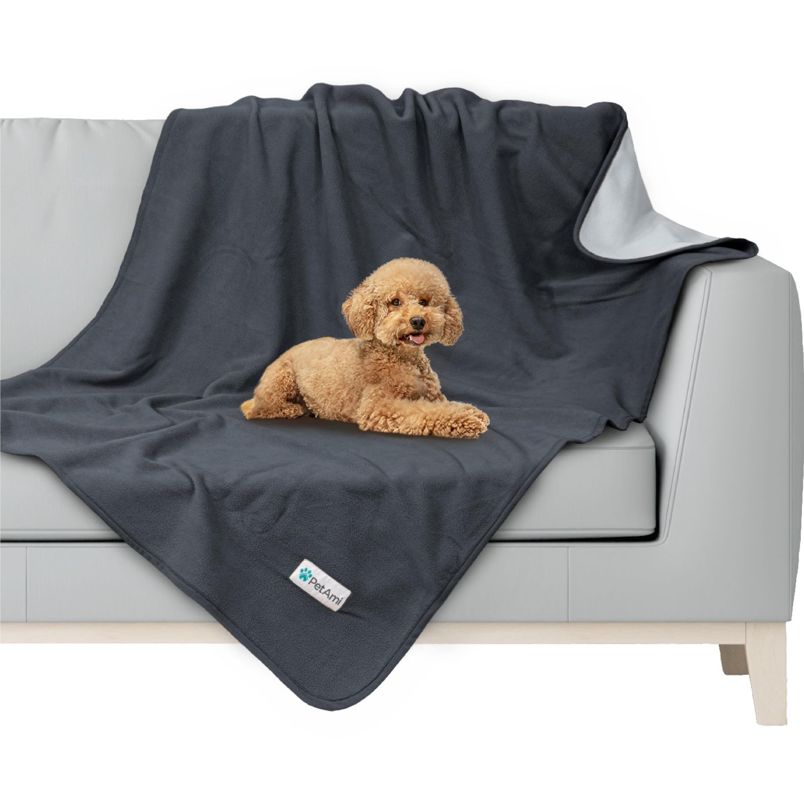 5. PetAmi Waterproof Dog Blanket (29″ x 40″) — Best Blanket-Style
