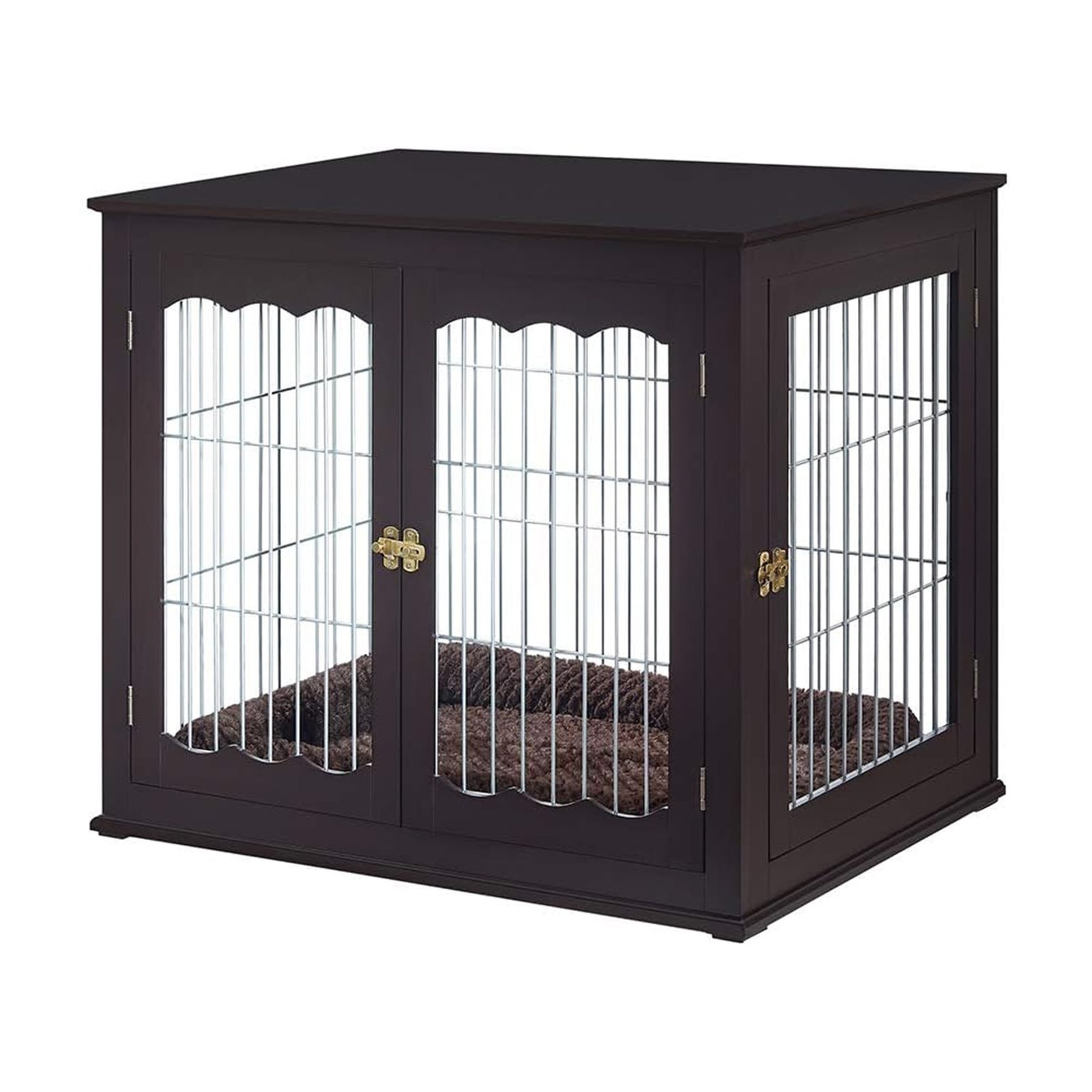 4. Casual Home Wooden Extra Large Pet Crate, Espresso — Best for Big Dogs