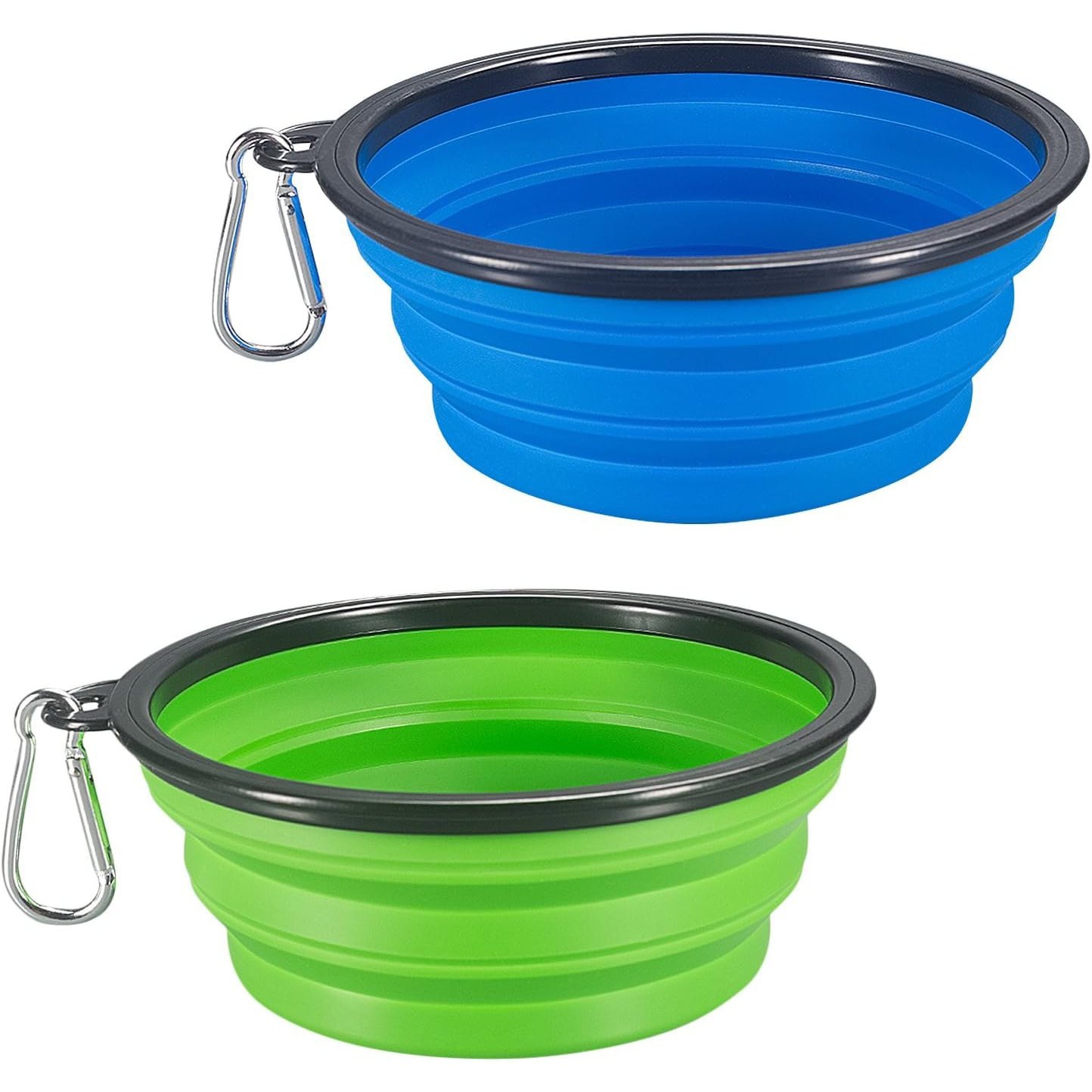 6. Comsun 2-Pack Extra Large Collapsible Bowls — Budget Pick