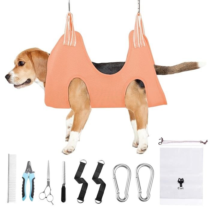 5. Maidek Pet Grooming Hammock — Best Kit