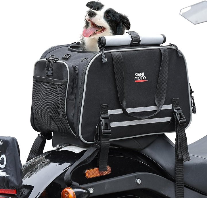 6. KEMIMOTO Motorcycle Dog Carrier — Budget Pick