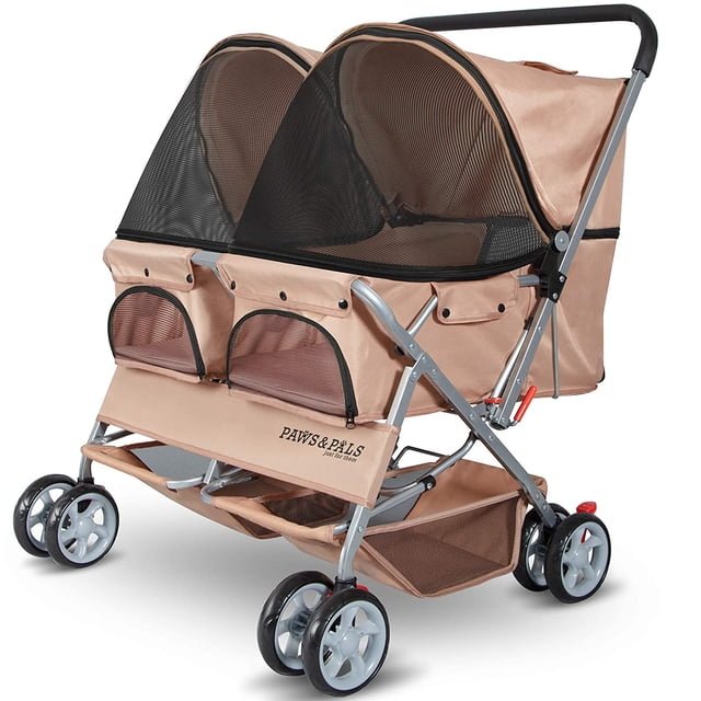 4. Paws & Pals Double Dog Stroller — Budget Pick