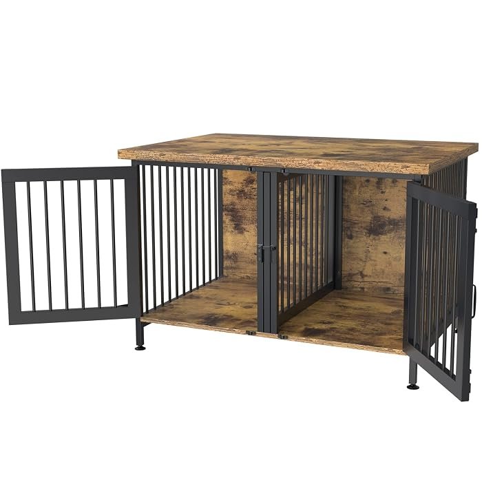 3. GDLF Double Dog Crate with Divider — Best Heavy-Duty