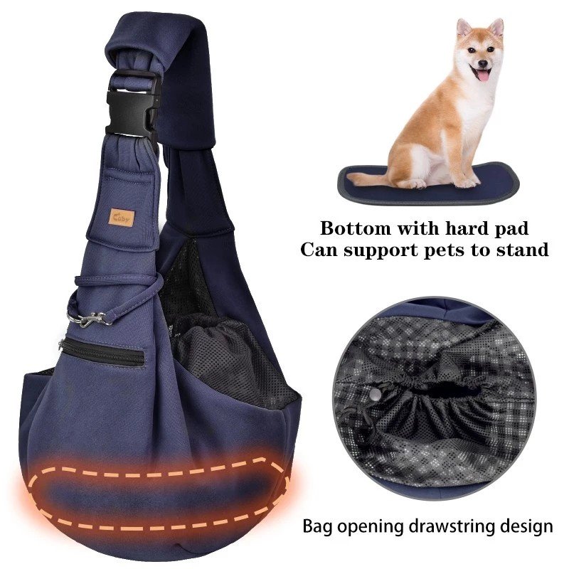 PSC-003 Bottom-Supported Sling Carrier — Best Support for Heavier Cats