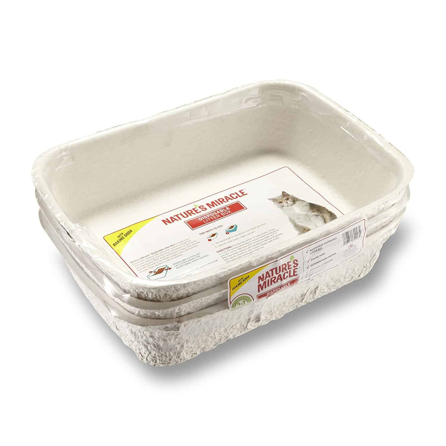 Nature's Miracle Disposable Litter Box (Jumbo 2-pack) — Best odor control