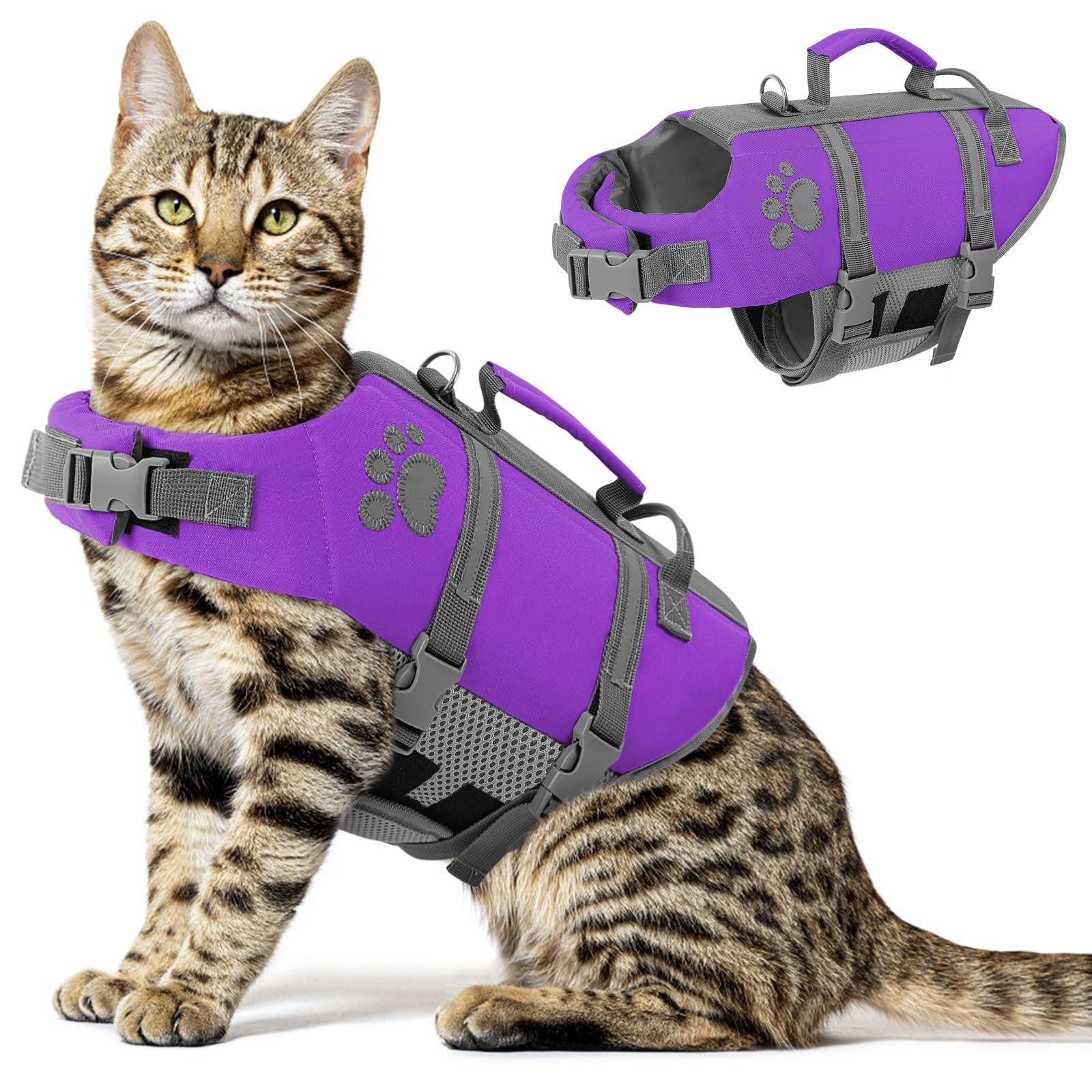 Queenmore Cat Life Jacket (XXS) — Best cat-patterned cut