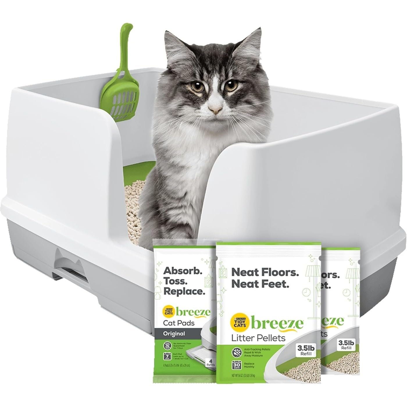 6. Purina Tidy Cats Breeze XL System — Best Pellet System for Travel