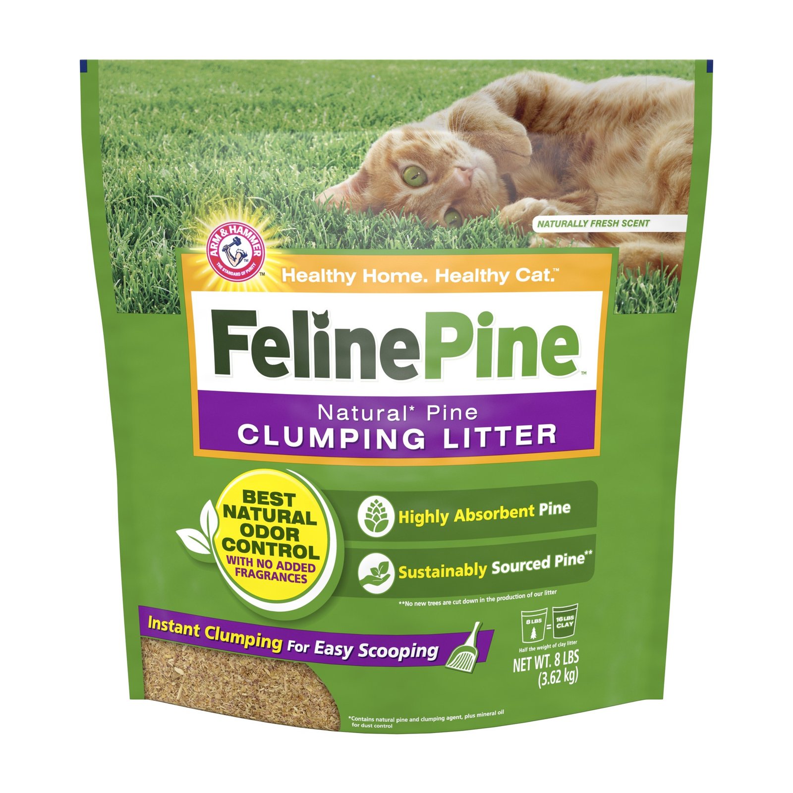 3. Feline Pine Scoop — The Clumping One
