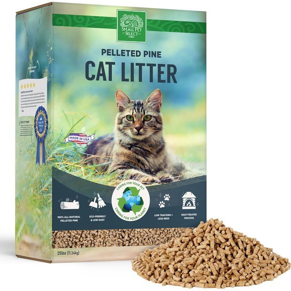 5. Small Pet Select Premium Pine Pelleted Cat Litter (25 lb) — Best Alternative
