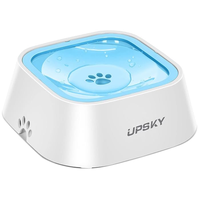 5. UPSKYPET 5.5L No Spill Filtered Bowl — Best No-Spill, Large
