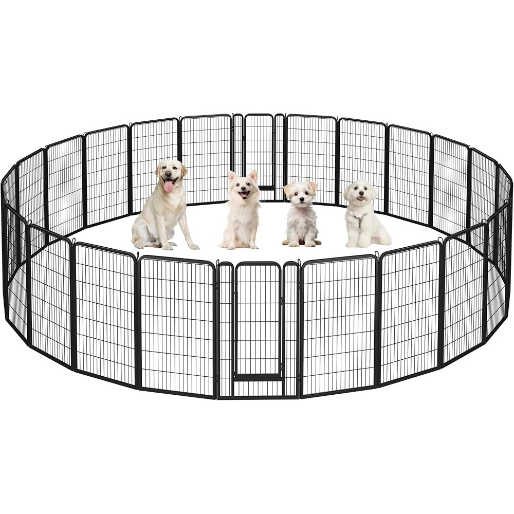 4. Yaheetech Heavy-Duty Playpen, 47-Inch, 24 Panels — Best heavy-duty folder