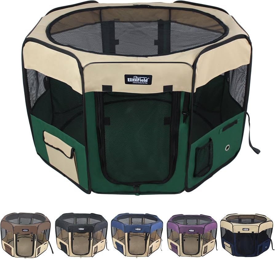 EliteField 2-Door Soft Playpen (30") — Most Durable Fabric