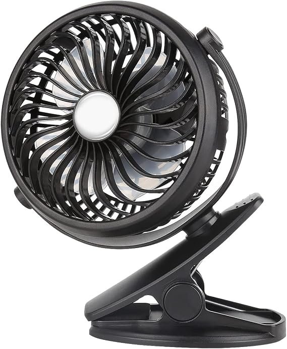 SkyGenius Battery Operated Stroller Fan — Best Ultralight Packable