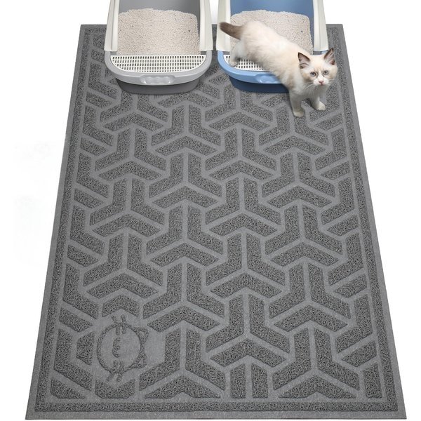 2. Frisco High Sided Litter Box + Litter Mat Bundle — Best Bundle