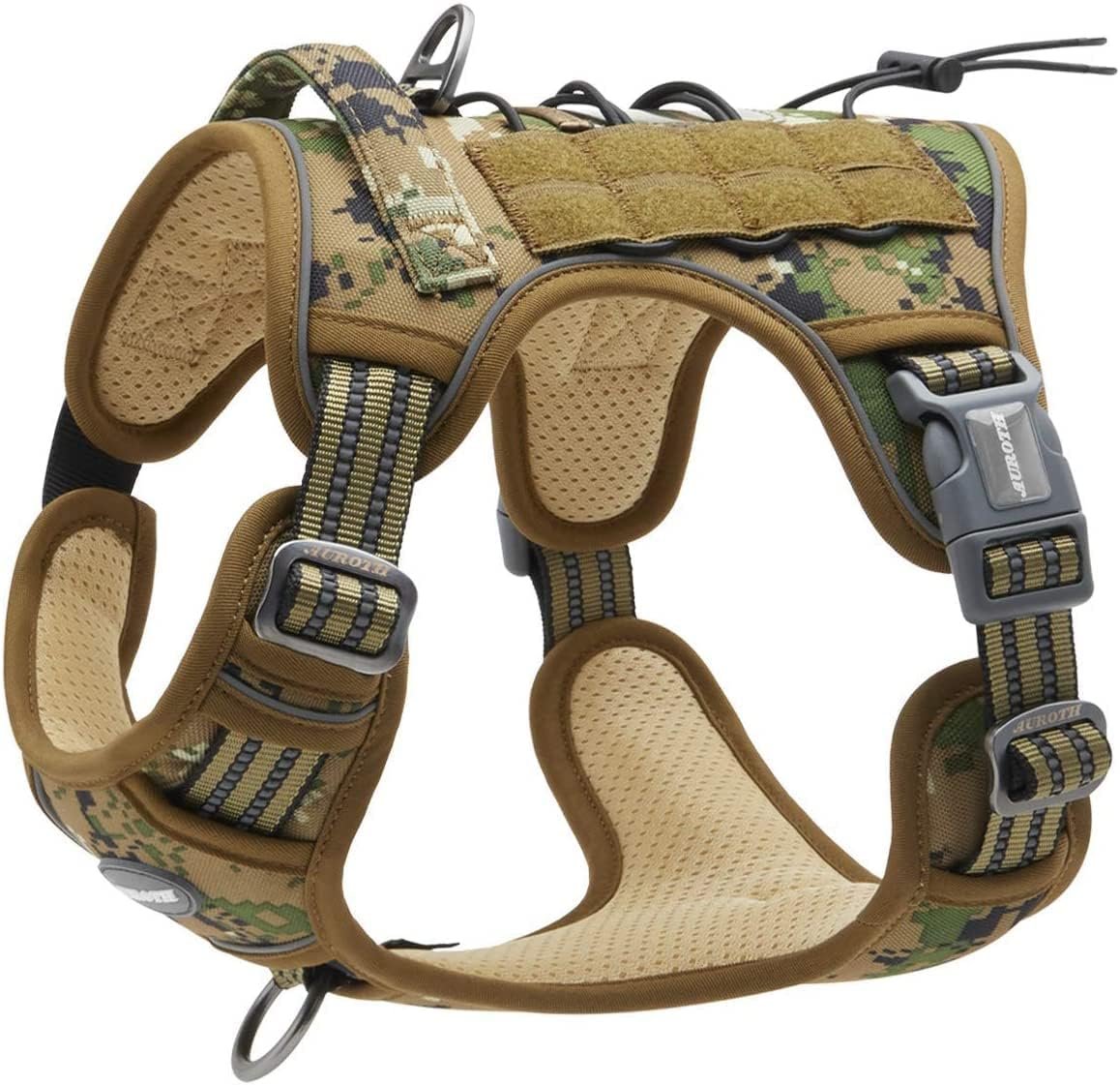 4. Auroth Tactical Dog Harness — Best Value Tactical