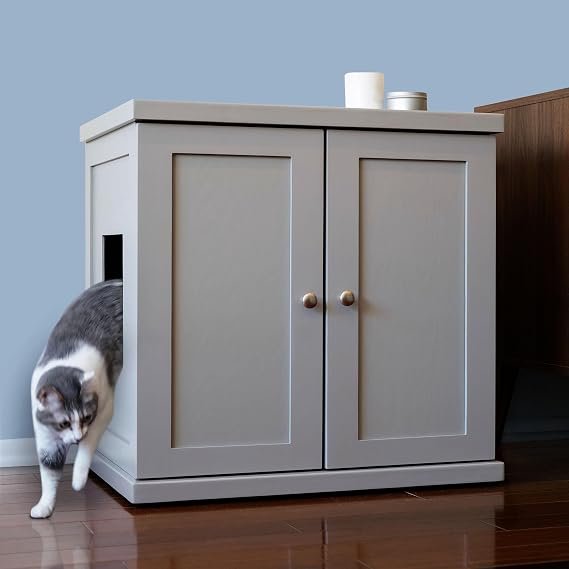 2. THE REFINED FELINE Refined Litter Box Deluxe (Large) — Best Premium Pick