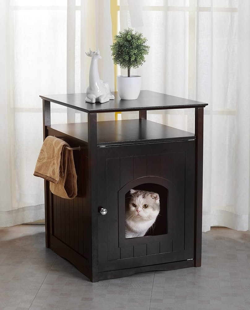 5. Merry Pet Cat Washroom Night Stand — Budget Pick