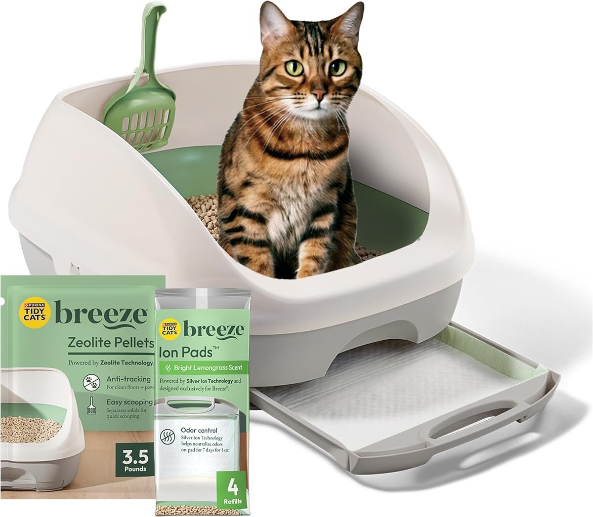6. Purina Tidy Cats Breeze Litter System Starter Kit — Best Sifting Pellet System