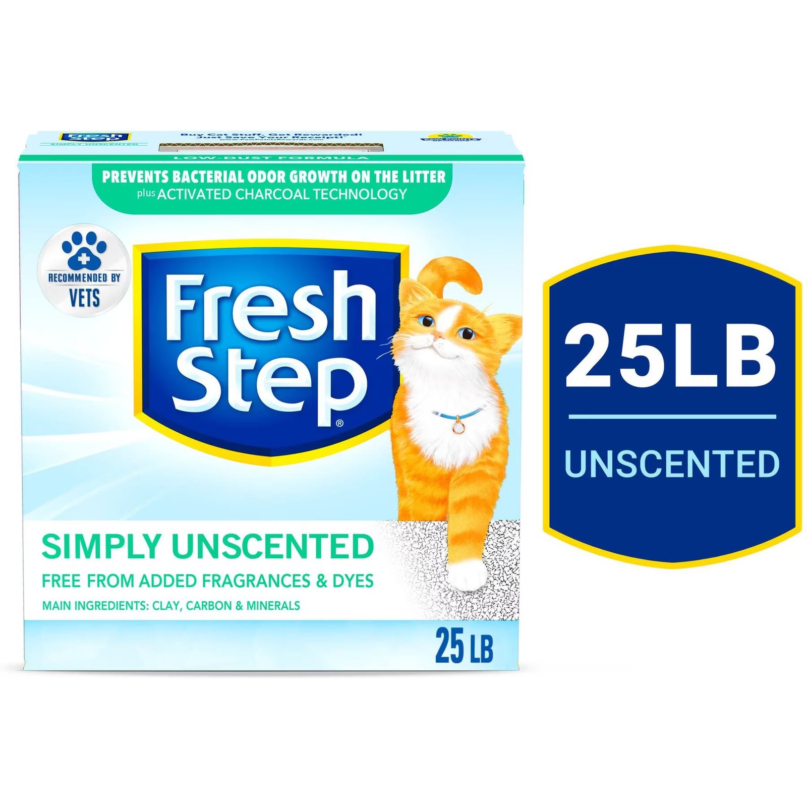 3. Fresh Step Simply Unscented Clumping (14 lb) — Best Unscented Clumping Upgrade
