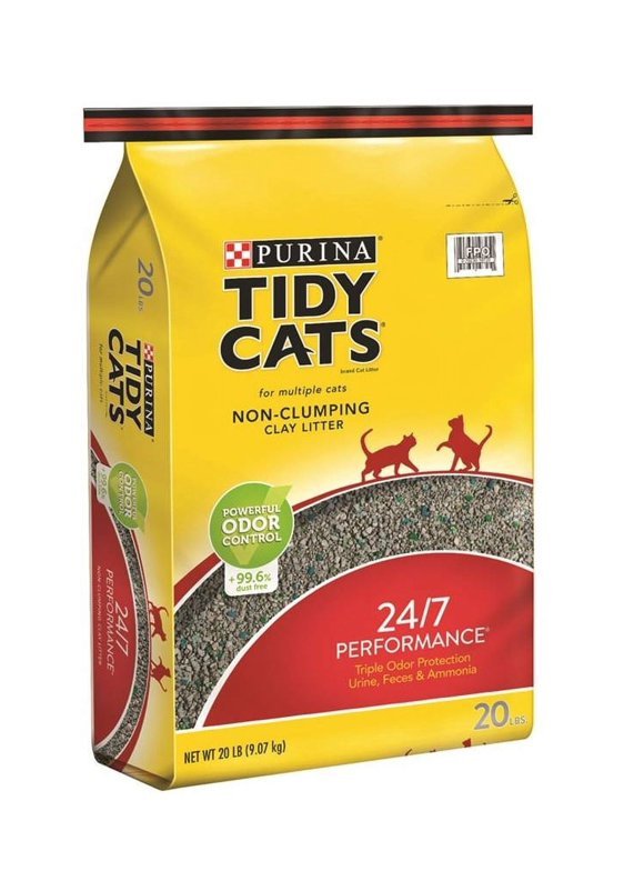 4. Purina Tidy Cats 24/7 Performance Non-Clumping (20 lb) — Best Non-Clumping Alternative