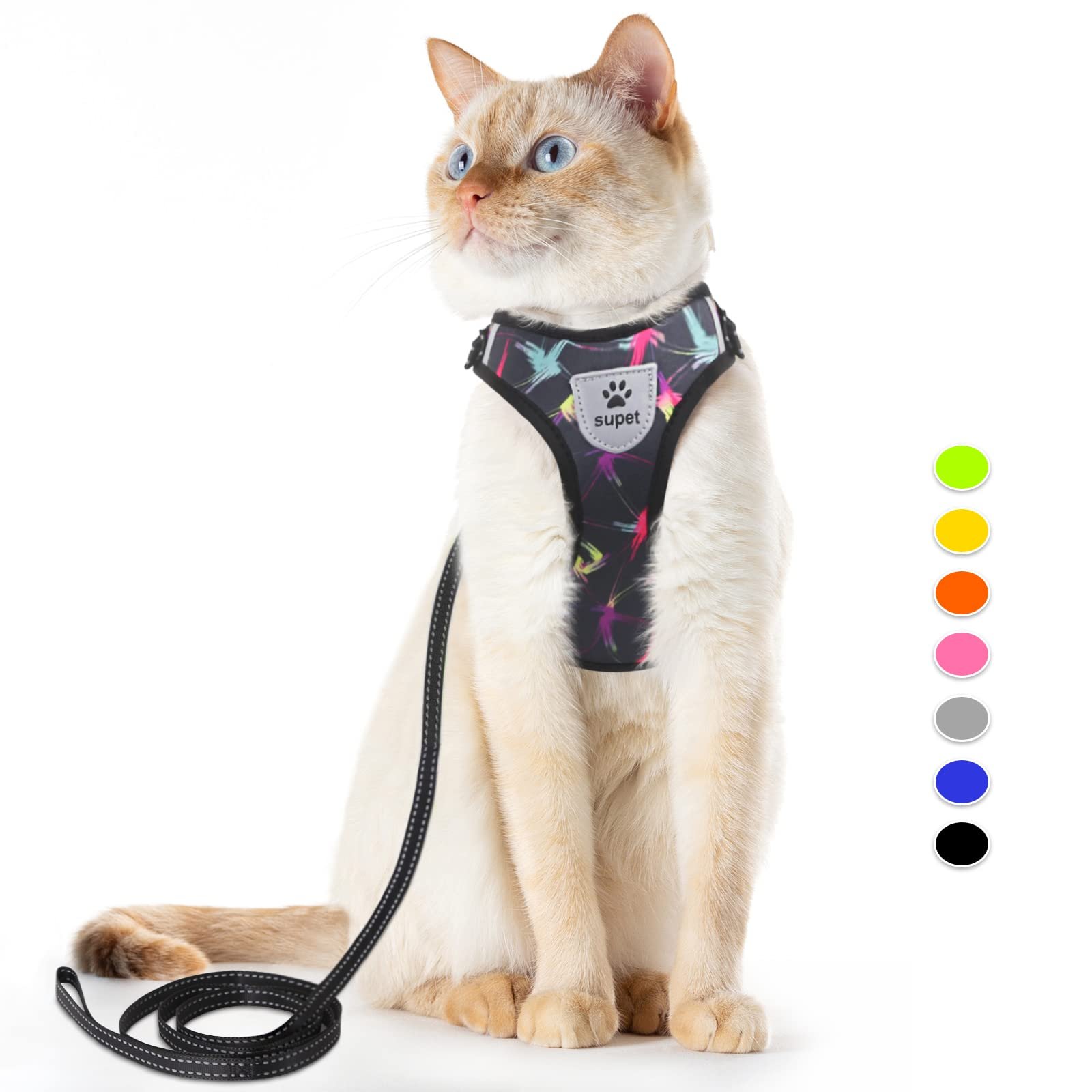 3. Supet Cat Harness and Leash Set — Best Adjustable Buckle Alternative