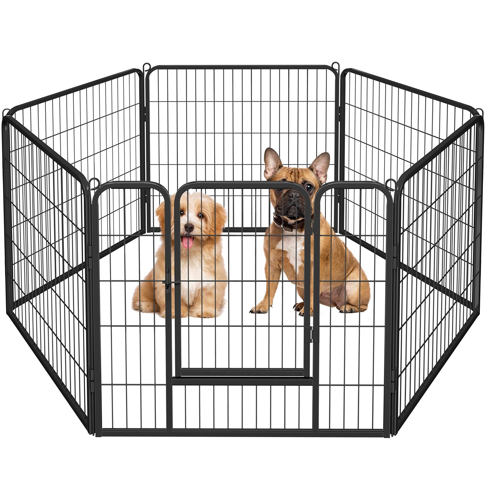 3. Yaheetech Dog Playpen (40″, 8-Panel) — Best Tall Metal Value