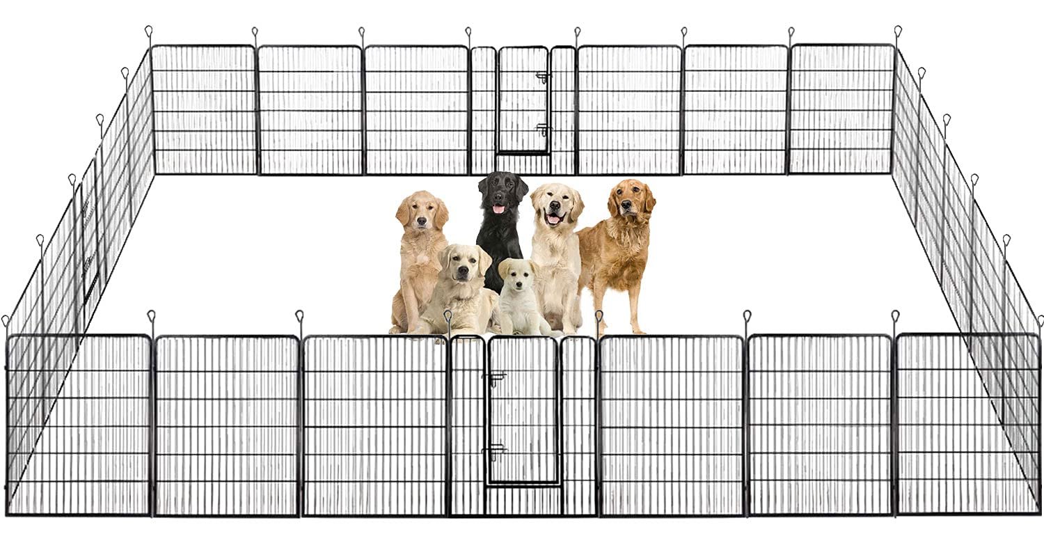 5. BestPet Dog Playpen (36″, 8-Panel) — Best Budget Pick