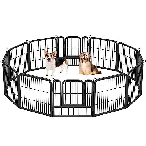 6. Yaheetech Dog Playpen (32″, 24-Panel) — Best Maximum Space