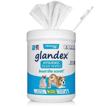 Vetnique Labs Glandex Hygienic Rear Wipes 75 Count — Best specialist light
