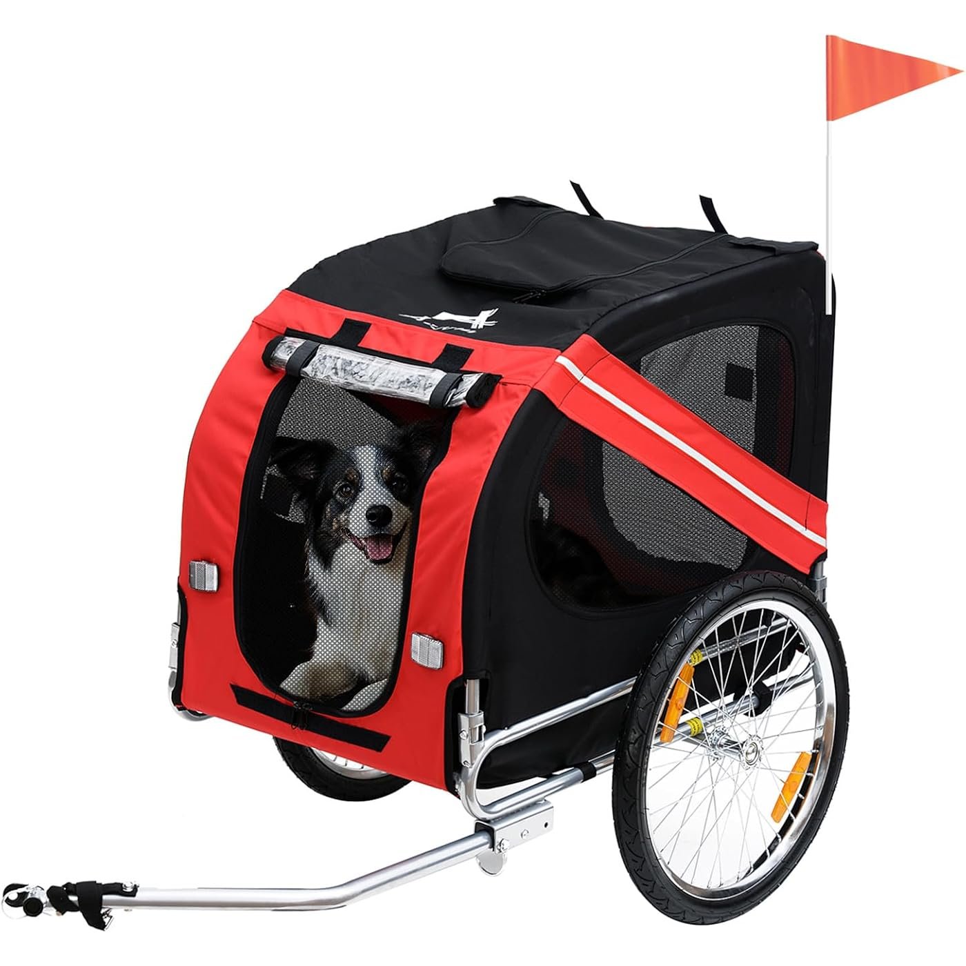 5. Aosom 2-in-1 Dog Bike Trailer Pet Stroller — Best lightweight budget