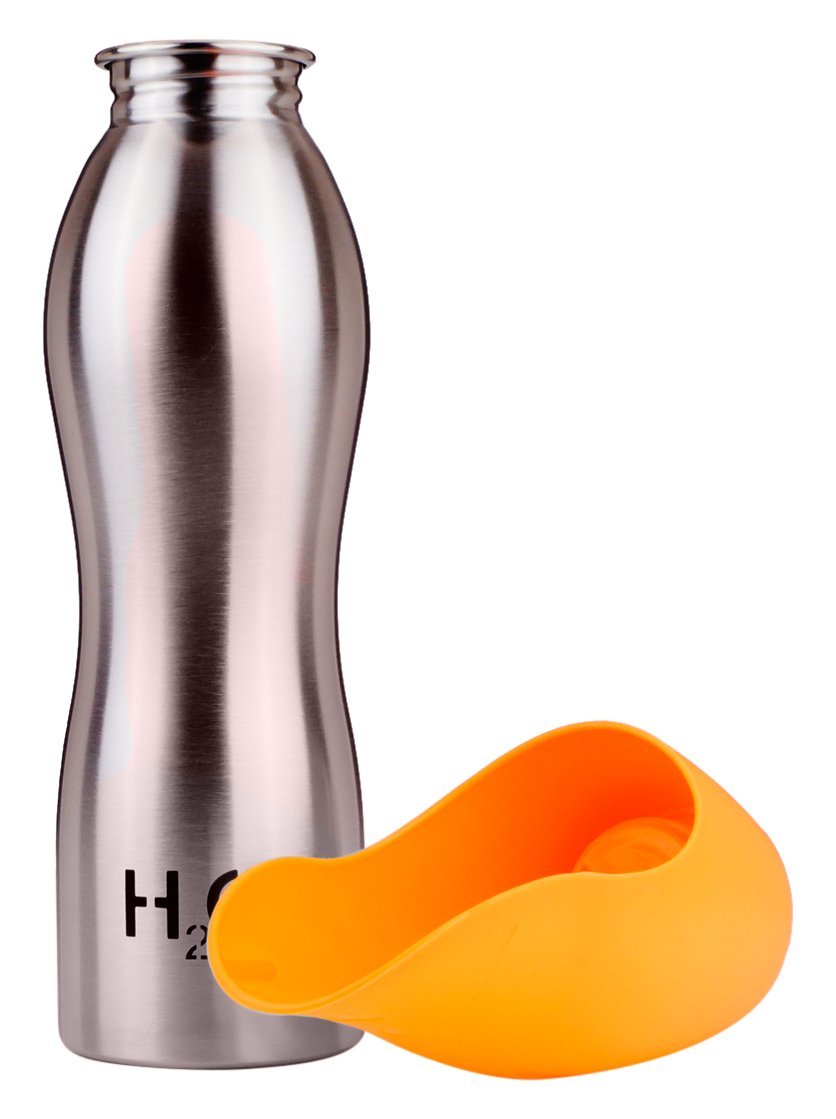 H2O4K9 Stainless Steel Dog Water Bottle (25 oz) — Best minimalist steel