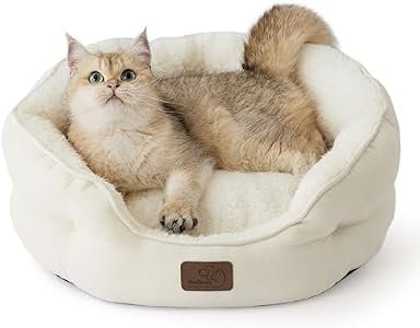 6. EHEYCIGA Soft Cat Couch Bed, 20×20 (Grey) — Best plush