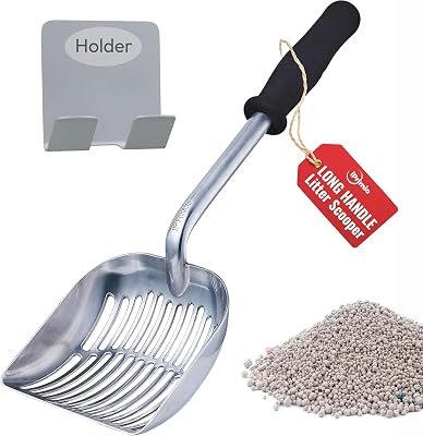 3. iPrimio Monster Metal Scoop — Best Long Handle