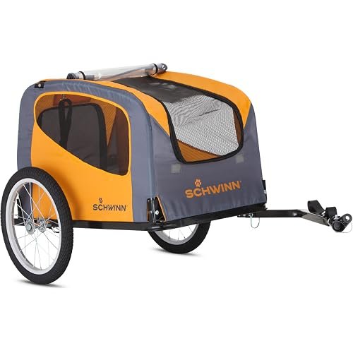 3. Schwinn Rascal Bike Pet Trailer, Small (13-SC315) — Best non-slip liner
