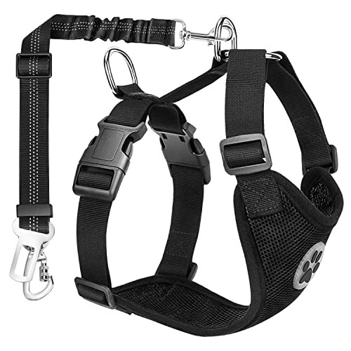 SlowTon Dog Seat Belt Harness Set — Best set value