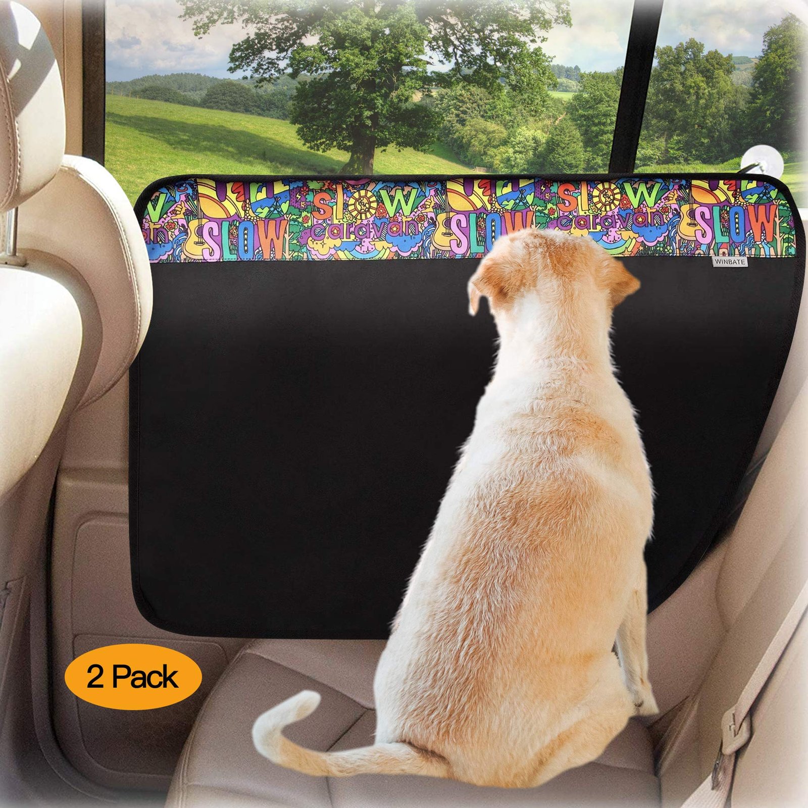 4. Winbate 2PCS Car Door Protector (WB-MD) — Best grip options