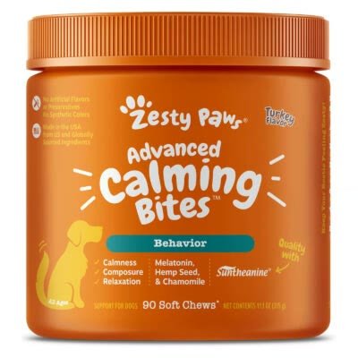 3. Zesty Paws Calming Bites — The Melatonin-Free Value Pick
