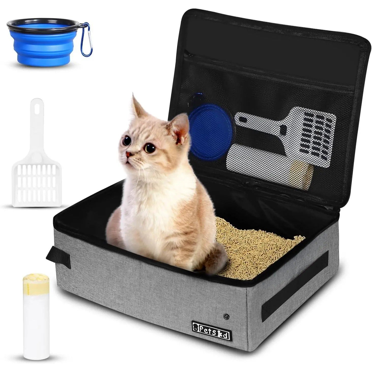 Petskd Portable Travel Litter Box — Best kit